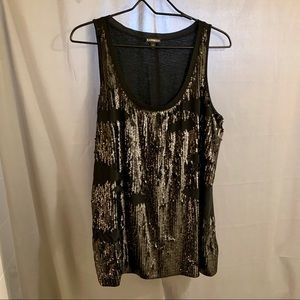 Express Sleeveless Sequin Top
